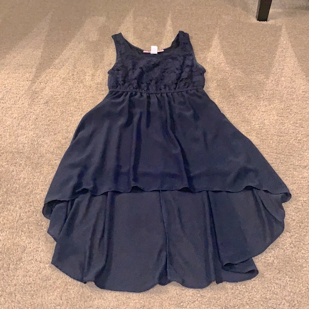 Super Cute High Low blue lace top dress!!